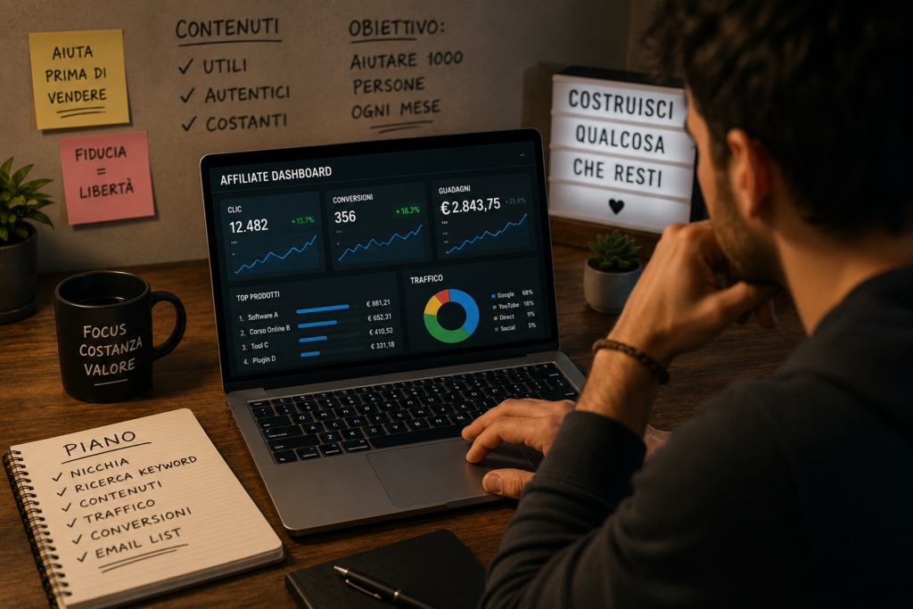 Affiliate Marketing nel 2026: La Verità che Capisci Solo Dopo Aver Perso Tempo, Soldi e Fiducia Pensare al computer